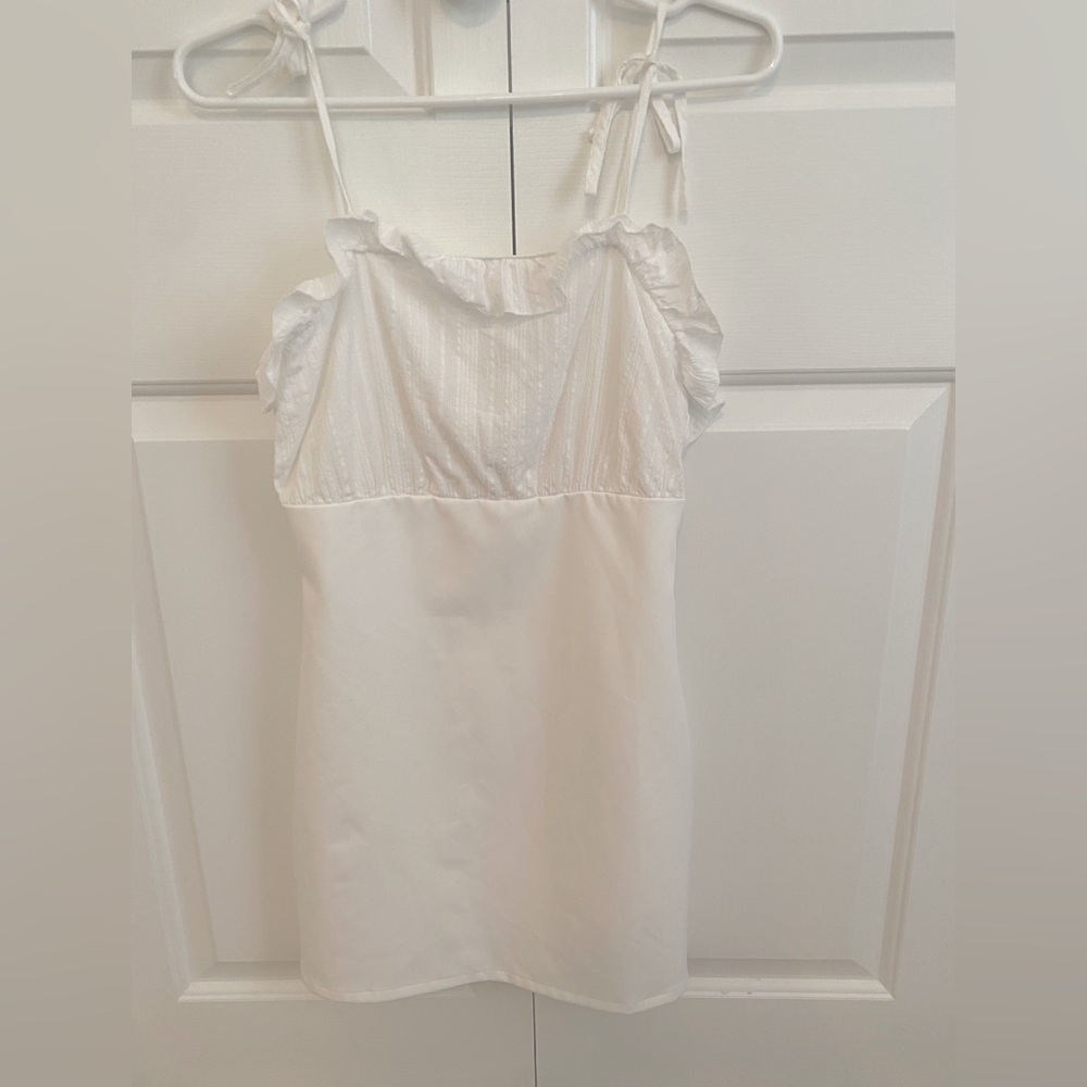 superdown Abbie Mini Dress in White